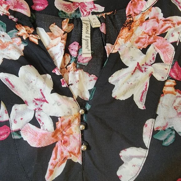 Floral Blouse Long Sleeve - Picture 14 of 16